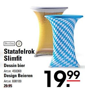 ShinnLine Statafelrok slimfit bier - Promotie Sligro