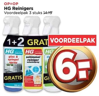 Aanbiedingen Hg reinigers - HG - Geldig van 17/09/2017 tot 23/09/2017 bij Vomar