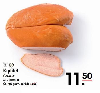 Aanbiedingen Kipfilet gerookt - Ruig - Geldig van 14/09/2017 tot 02/10/2017 bij Sligro