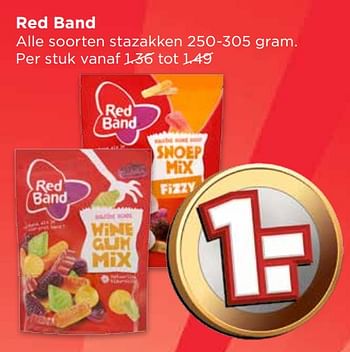 Aanbiedingen Red band - Red band - Geldig van 17/09/2017 tot 23/09/2017 bij Vomar