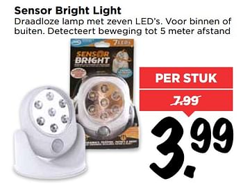 Aanbiedingen Sensor bright light - Huismerk Vomar - Geldig van 17/09/2017 tot 23/09/2017 bij Vomar