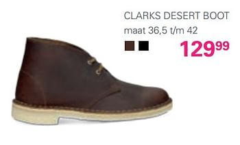 Aanbiedingen Clarks desert boot - Clarks - Geldig van 16/09/2017 tot 01/10/2017 bij Schuurman Schoenen