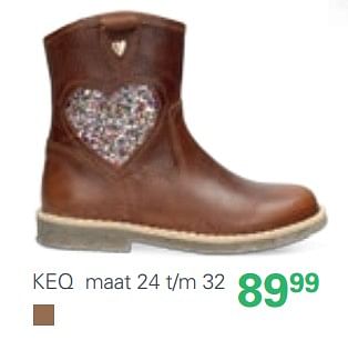 Aanbiedingen Laarsjes - KEQ - Geldig van 16/09/2017 tot 01/10/2017 bij Schuurman Schoenen