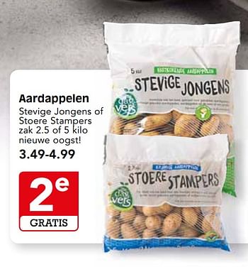 Aanbiedingen Aardappelen stevige jongens of stoere stampers - Huismerk - Em-té - Geldig van 17/09/2017 tot 23/09/2017 bij Em-té