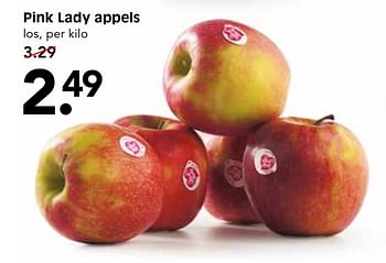 Aanbiedingen Pink lady appels - Huismerk - Em-té - Geldig van 17/09/2017 tot 23/09/2017 bij Em-té