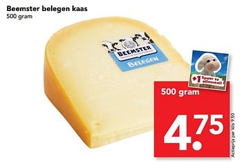 Aanbiedingen Beemster belegen kaas - Beemster - Geldig van 17/09/2017 tot 23/09/2017 bij Deen Supermarkten