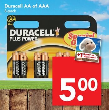 Aanbiedingen Duracell aa of aaa - Duracell - Geldig van 17/09/2017 tot 23/09/2017 bij Deen Supermarkten