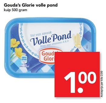 Aanbiedingen Gouda`s glorie volle pond - Gouda's Glorie - Geldig van 17/09/2017 tot 23/09/2017 bij Deen Supermarkten