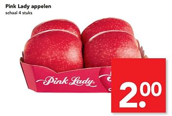 Aanbiedingen Pink lady appelen - Huismerk deen supermarkt - Geldig van 17/09/2017 tot 23/09/2017 bij Deen Supermarkten