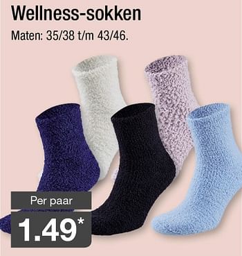 Aanbiedingen Wellness-sokken - Huismerk - Aldi - Geldig van 18/09/2017 tot 23/09/2017 bij Aldi