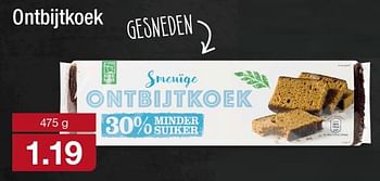Aanbiedingen Ontbijtkoek - Huismerk - Aldi - Geldig van 18/09/2017 tot 23/09/2017 bij Aldi