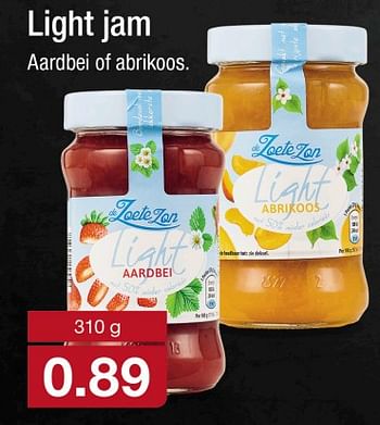 Aanbiedingen Light jam - Huismerk - Aldi - Geldig van 18/09/2017 tot 23/09/2017 bij Aldi