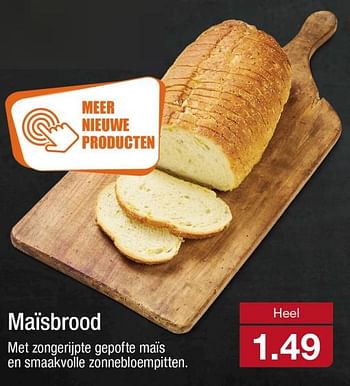 Aanbiedingen Maïsbrood - Huismerk - Aldi - Geldig van 18/09/2017 tot 23/09/2017 bij Aldi