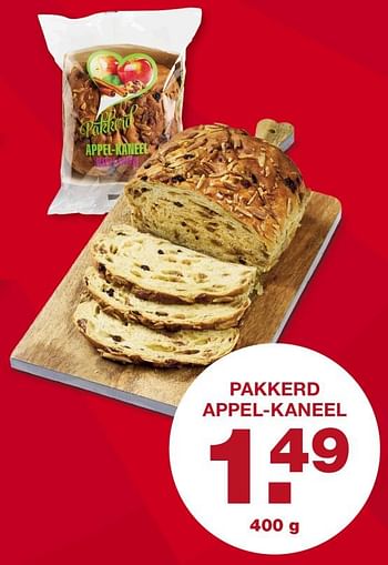 Aanbiedingen Pakkerd appel-kaneel - Huismerk - Aldi - Geldig van 18/09/2017 tot 23/09/2017 bij Aldi