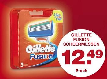 Aanbiedingen Gillette fusion scheermessen - Gillette - Geldig van 18/09/2017 tot 23/09/2017 bij Aldi