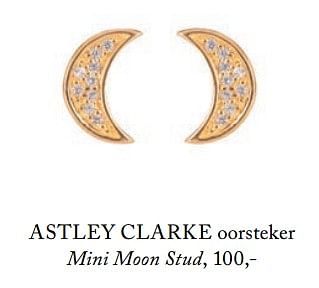 Aanbiedingen Astley clarke oorsteker mini moon stud - Astley Clarke - Geldig van 05/09/2017 tot 01/03/2018 bij De Bijenkorf