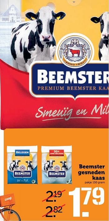 Aanbiedingen Beemster gesneden kaas - Beemster - Geldig van 18/09/2017 tot 24/09/2017 bij Coop
