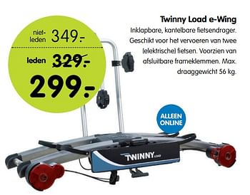 Aanbiedingen Twinny load e-wing - TwinnyLoad - Geldig van 18/09/2017 tot 01/10/2017 bij ANWB