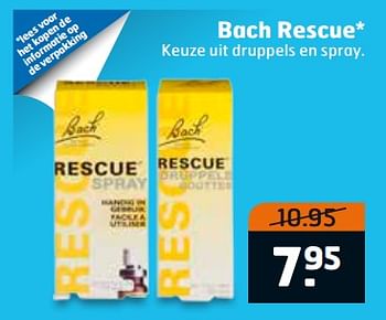 Aanbiedingen Bach rescue - Bach - Geldig van 19/09/2017 tot 01/10/2017 bij Trekpleister