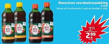 Aanbiedingen Roosvicee voordeelverpakking - Roosvicee - Geldig van 19/09/2017 tot 01/10/2017 bij Trekpleister