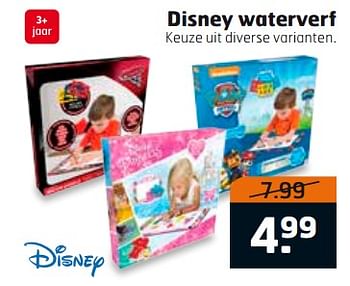 Aanbiedingen Disney waterverf - Disney - Geldig van 19/09/2017 tot 01/10/2017 bij Trekpleister