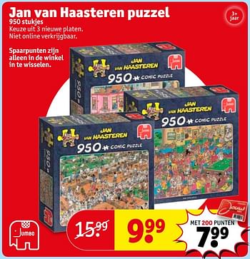 Aanbiedingen Jan van haasteren puzzel - Jumbo - Geldig van 19/09/2017 tot 24/09/2017 bij Kruidvat