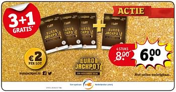 Aanbiedingen Euro jackpot - Huismerk - Kruidvat - Geldig van 19/09/2017 tot 24/09/2017 bij Kruidvat