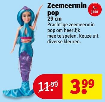 Aanbiedingen Zeemeermin pop - Huismerk - Kruidvat - Geldig van 19/09/2017 tot 24/09/2017 bij Kruidvat