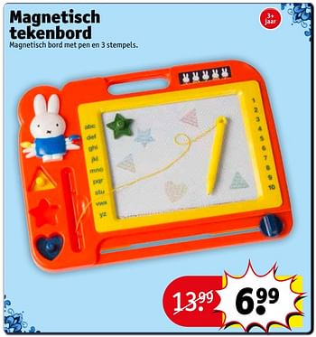 Aanbiedingen Magnetisch tekenbord - Huismerk - Kruidvat - Geldig van 19/09/2017 tot 24/09/2017 bij Kruidvat