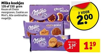 Aanbiedingen Milka koekjes - Milka - Geldig van 19/09/2017 tot 24/09/2017 bij Kruidvat