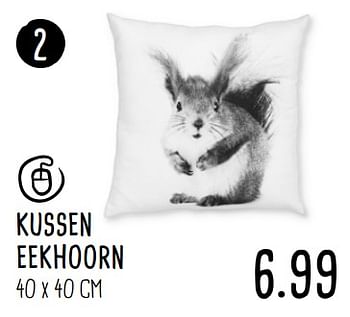 Aanbiedingen Kussen eekhoorn - Huismerk - Xenos - Geldig van 18/09/2017 tot 01/10/2017 bij Xenos