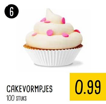 Aanbiedingen Cakevormpjes - Huismerk - Xenos - Geldig van 18/09/2017 tot 01/10/2017 bij Xenos