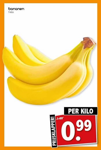 Aanbiedingen Bananen - Huismerk - Agrimarkt - Geldig van 18/09/2017 tot 23/09/2017 bij Agrimarkt