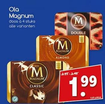 Aanbiedingen Ola magnum - Ola - Geldig van 18/09/2017 tot 23/09/2017 bij Agrimarkt