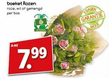 Aanbiedingen Boeket rozen - Huismerk - Agrimarkt - Geldig van 18/09/2017 tot 23/09/2017 bij Agrimarkt