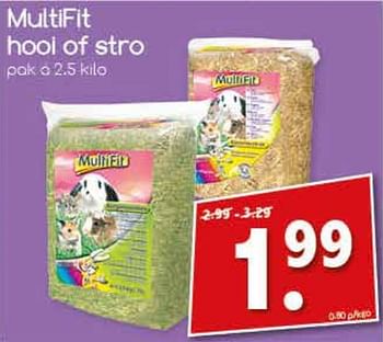 Aanbiedingen Multifit hooi of stro - Multifit - Geldig van 18/09/2017 tot 23/09/2017 bij Agrimarkt