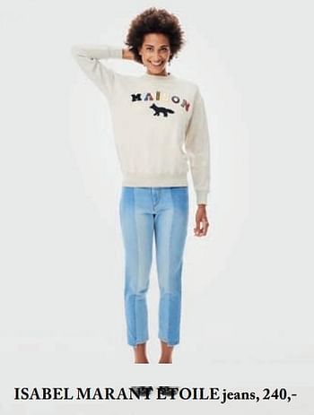 Aanbiedingen Isabel marant étoile jeans - Isabel Marant - Geldig van 05/09/2017 tot 01/03/2018 bij De Bijenkorf