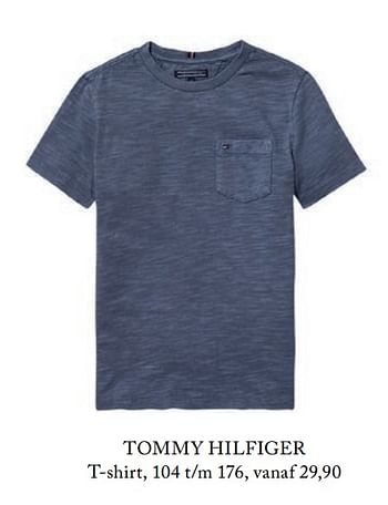 Aanbiedingen Tommy hilfiger t-shirt - Tommy Hilfiger - Geldig van 05/09/2017 tot 01/03/2018 bij De Bijenkorf