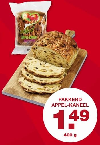 Aanbiedingen Pakkers appel-kaneel - Huismerk - Aldi - Geldig van 22/09/2017 tot 24/09/2017 bij Aldi
