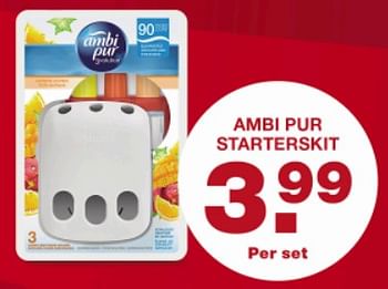Aanbiedingen Ambi pur starterskit - Ambi Pur - Geldig van 22/09/2017 tot 24/09/2017 bij Aldi