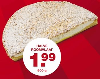 Aanbiedingen Halve roomvlaai - Huismerk - Aldi - Geldig van 22/09/2017 tot 24/09/2017 bij Aldi