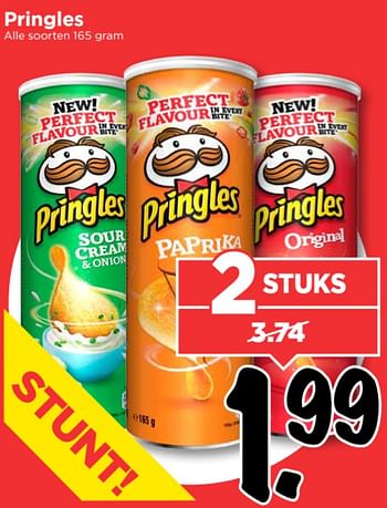 Aanbiedingen Pringles alle soorten - Pringles - Geldig van 21/09/2017 tot 23/09/2017 bij Vomar