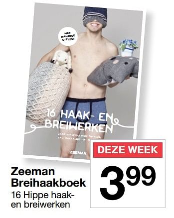 Aanbiedingen Zeeman breihaakboek - Huismerk - Zeeman  - Geldig van 23/09/2017 tot 29/09/2017 bij Zeeman