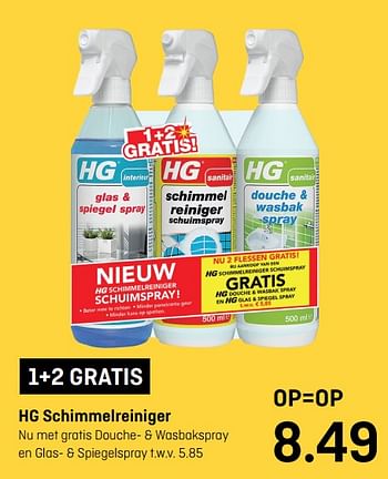 Aanbiedingen Hg schimmel reiniger - HG - Geldig van 18/09/2017 tot 01/10/2017 bij Hubo