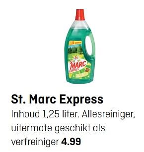 Aanbiedingen St. marc express - St Marc - Geldig van 18/09/2017 tot 01/10/2017 bij Hubo