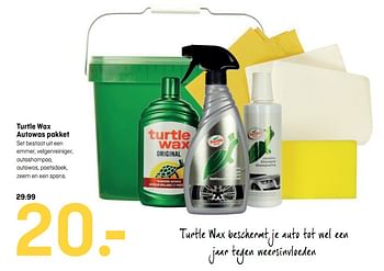Aanbiedingen Turtle wax autowas pakket - Turtle wax - Geldig van 18/09/2017 tot 01/10/2017 bij Hubo