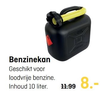 Aanbiedingen Benzinekan - Huismerk - Multimate - Geldig van 18/09/2017 tot 01/10/2017 bij Multimate