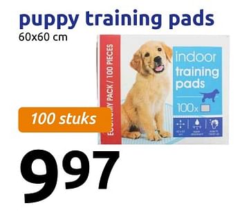 Aanbiedingen Puppy training pads - Huismerk - Action - Geldig van 20/09/2017 tot 26/09/2017 bij Action
