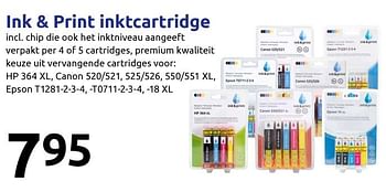 Aanbiedingen Ink + print inktcartridge - Huismerk - Action - Geldig van 20/09/2017 tot 26/09/2017 bij Action