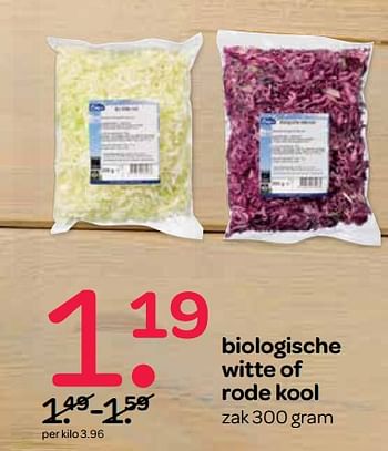 Aanbiedingen Biologische witte of rode kool - Huismerk - Spar  - Geldig van 21/09/2017 tot 04/10/2017 bij Spar